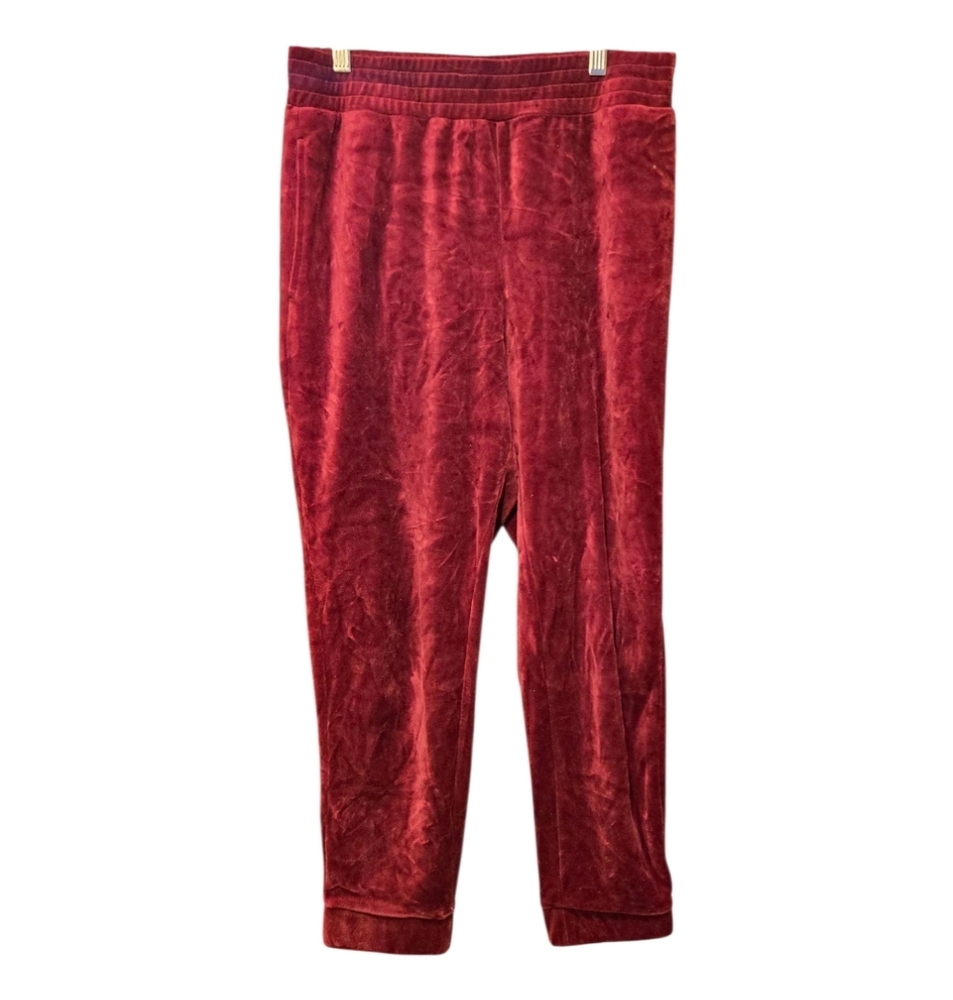 Wild Fable Women's Red Velour Joggers